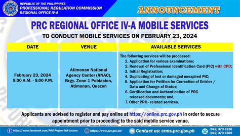 prc lucena contact number|PRC Region IVA .